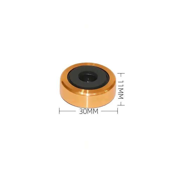 Pieds anti-dérapants et amortisseurs pour amplificateur de guitare, pieds en alliage d'aluminium pou