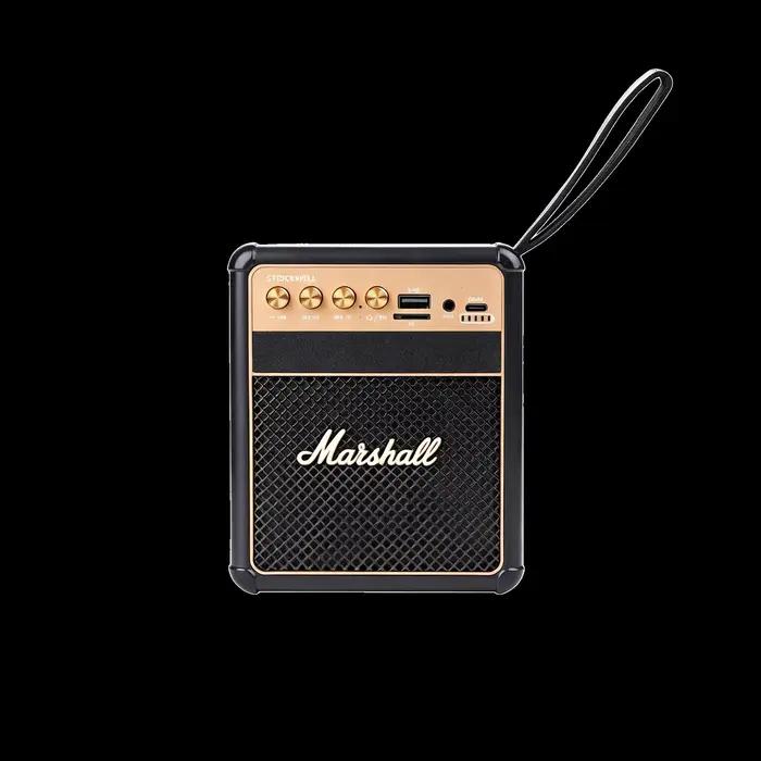 Enceinte Bluetooth portable Marshall, Boombox à basses puissantes, Audio extérieur étanche avec radi