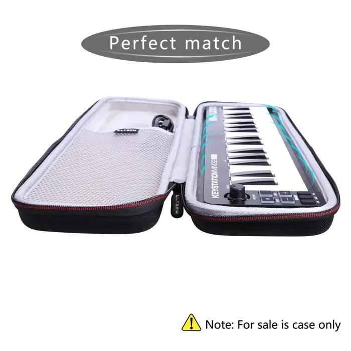 LTGEM – étui rigide étanche EVA pour M Audio Keystation Mini 32 MK3, Ultra Portable pour contrôleur 