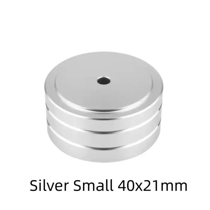 Pieds de support pour haut-parleurs, pointes, pour amplificateur CD, 58x22mm, 40x20mm, alliage d'alu
