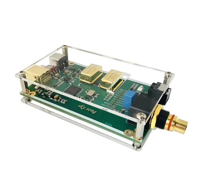 Nvarcher-Wild numérique de sortie fibre coaxiale USB asynaville, XMOS XU208, IIS, DSDMatte, Spdif, D
