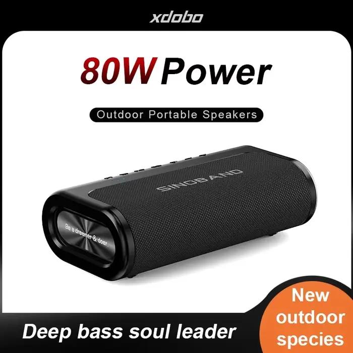 Haut-parleur Bluetooth sans fil pour basses fortes XDOBO Sinoband BOOK haut-parleur portable 80W IPX