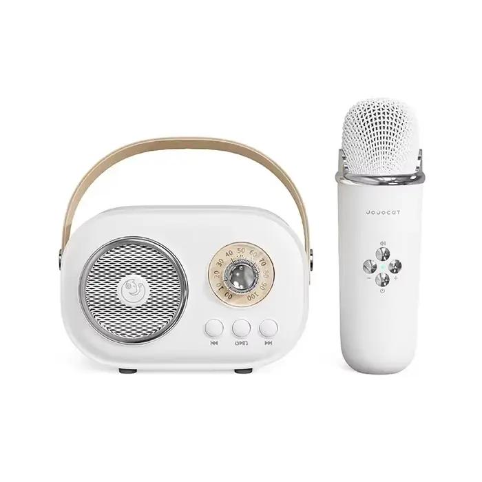 Haut-parleur Bluetooth avec microphone sans fil 1-2, prise en charge de la carte TF karaoké, lecture