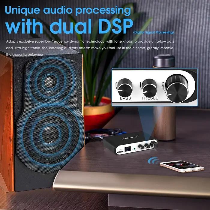 Nobsound-Mini amplificateur numérique Bluetooth 5.0, haut-parleur pour la maison, la voiture, la mar