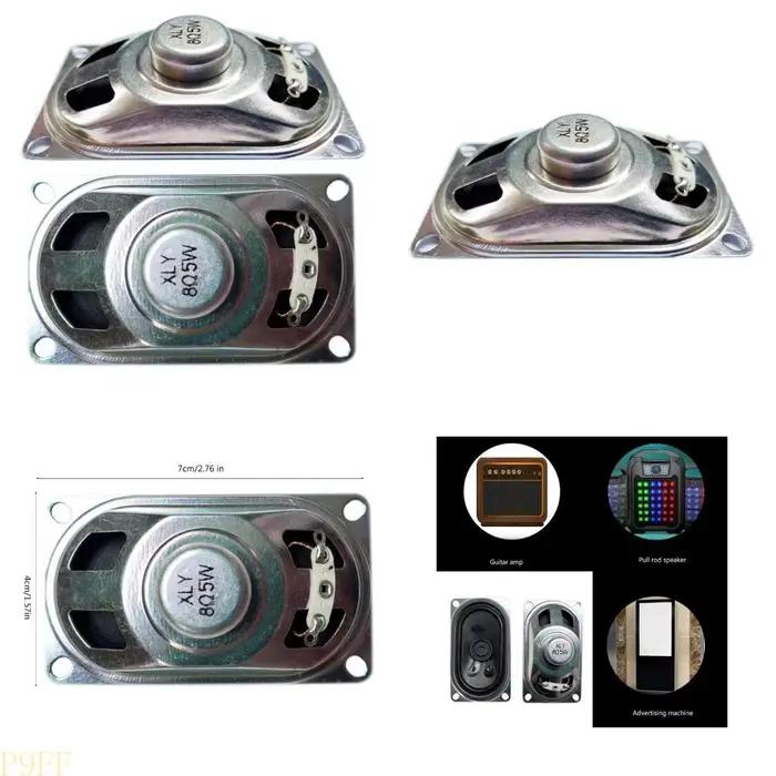 CS1W 40X70MM 8OHM 5W Horn En haut-parleur multimédia Portable En haut-parleur Amplificateur Verscant