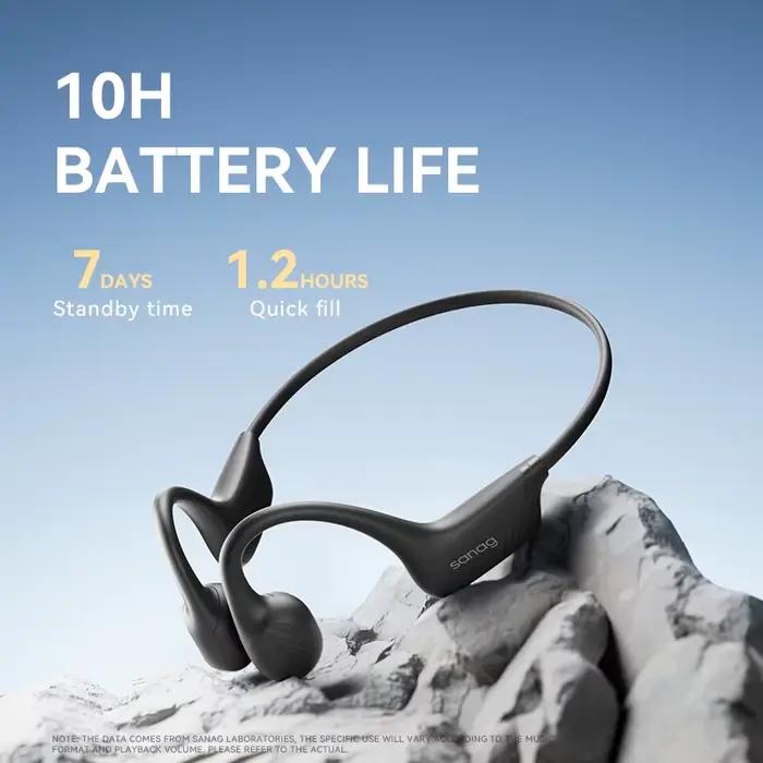 Sanag B21S véritable Conduction osseuse Audífonos Bluetooth écouteurs Flash-vente HiFi son casque ch