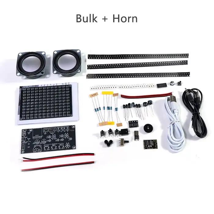 Kit de haut - parleur Bluetooth DIY LED spectre musical tempo Light Haut - parleur Bluetooth led ele