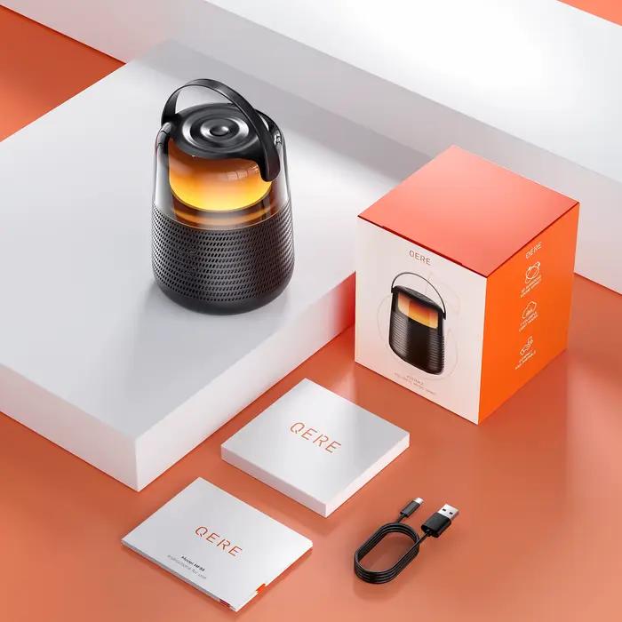 QSoutheast-Haut-parleur Bluetooth 55 avec audio Hi-Res 20W, haut-parleur portable HiFi sans fil, éta
