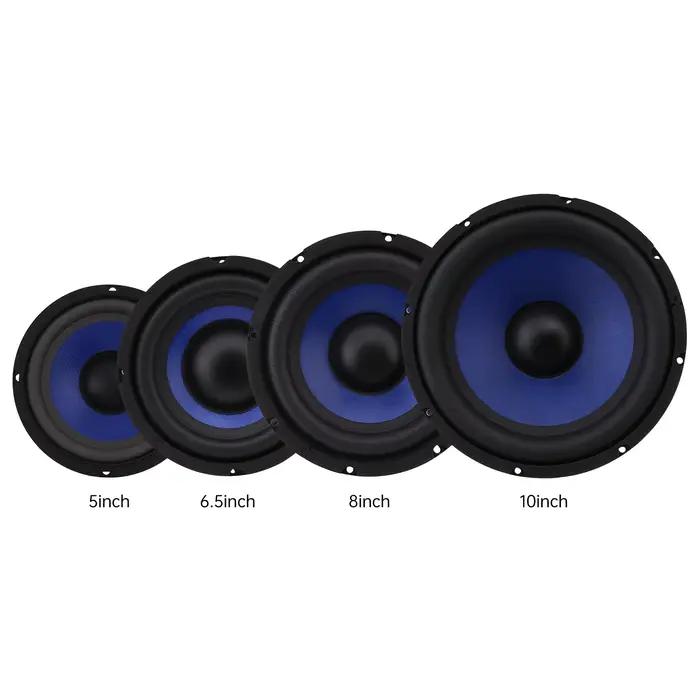1pc 5 / 6/ 8/ 10 pouces haut-parleur de voiture haut-parleur de basse caisson de basses haut-parleur