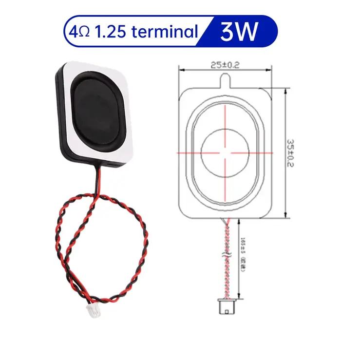 Haut-parleur à aimant interne, haute sensibilité, petite taille, 3W, remplacement de haut-parleur DI