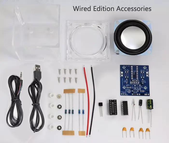 Kit électronique DIY pour mini-enceinte Bluetooth, kit de fabrication avec petites pièces audio, amp