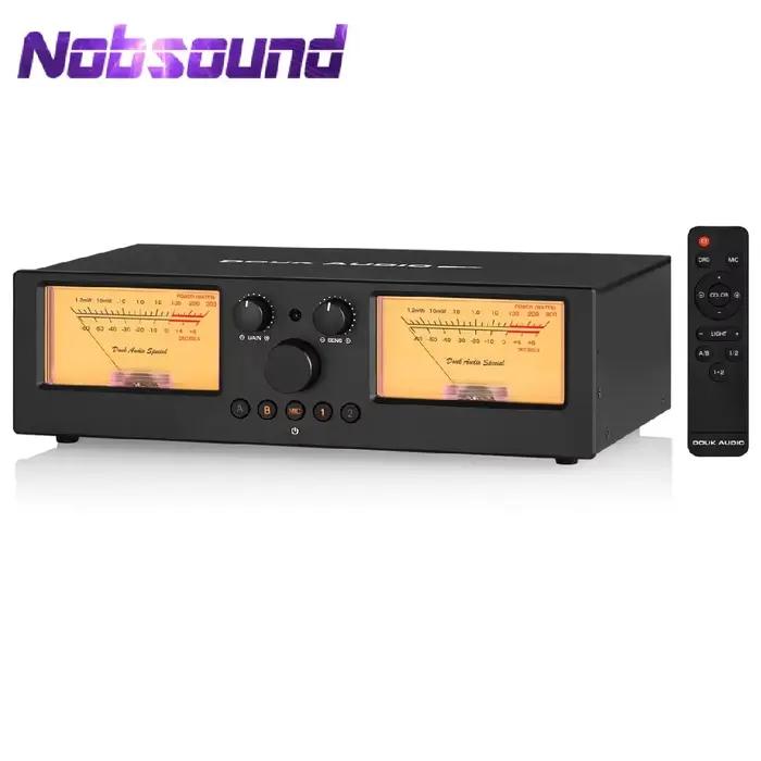 Sélecteur d'amplificateur/haut-parleur Nobsound VU3PRO avec boîtier de commutation 2 en 2 sorties VU