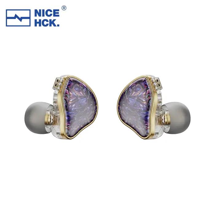 NICEHCK DB2 Microphone HiFi musique écouteur 1DD + 1BA hybride double pilote dans l'oreille écouteur