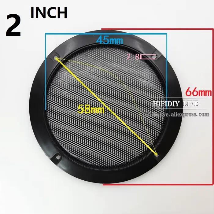 HIFIDIY LIVE 4 5 6 8 10 pouces Grille de protection pour haut-parleur, en maille de haute qualité, p