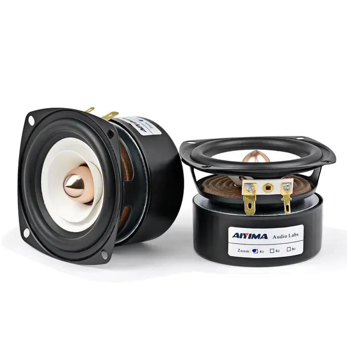 AIYIMA 2 pièces 3 pouces Audio haut-parleur Portable 4 8 Ohm 15W gamme complète Hifi basse Altavoz h