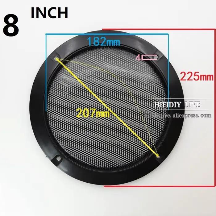 HIFIDIY LIVE 4 5 6 8 10 pouces Grille de protection pour haut-parleur