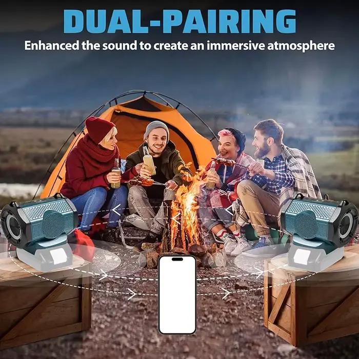 Haut-parleur Bluetooth portable avec subwoofer