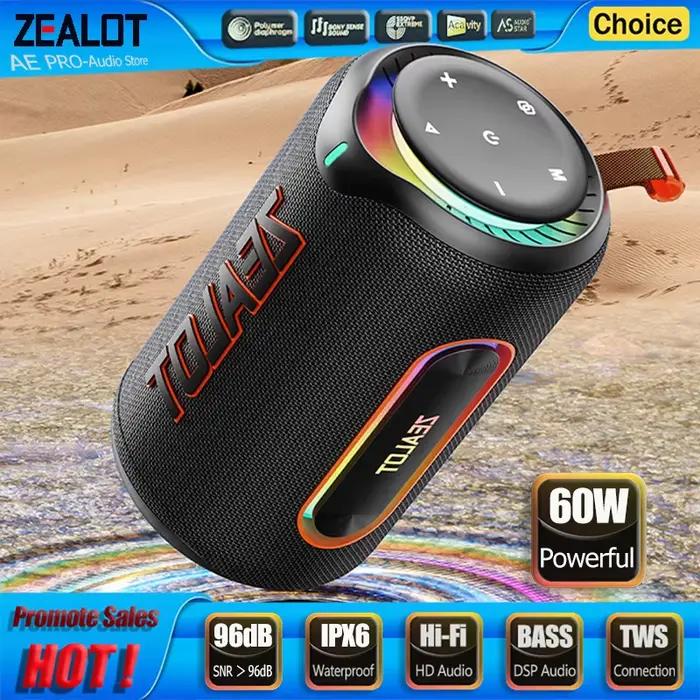 Haut-parleur Bluetooth sans fil puissant 60W