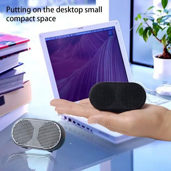 Mini haut-parleur filaire pour ordinateur portable d'hôtel