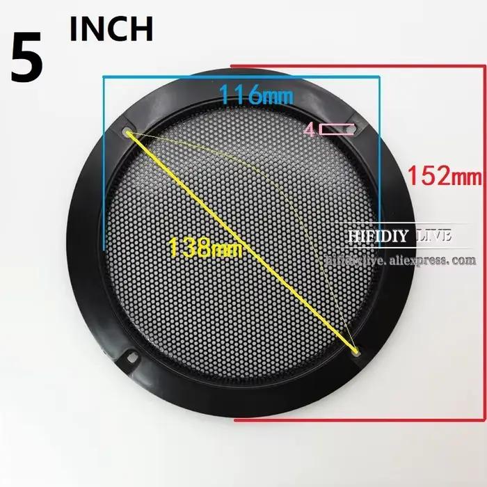 HIFIDIY LIVE 4 5 6 8 10 pouces Grille de protection pour haut-parleur