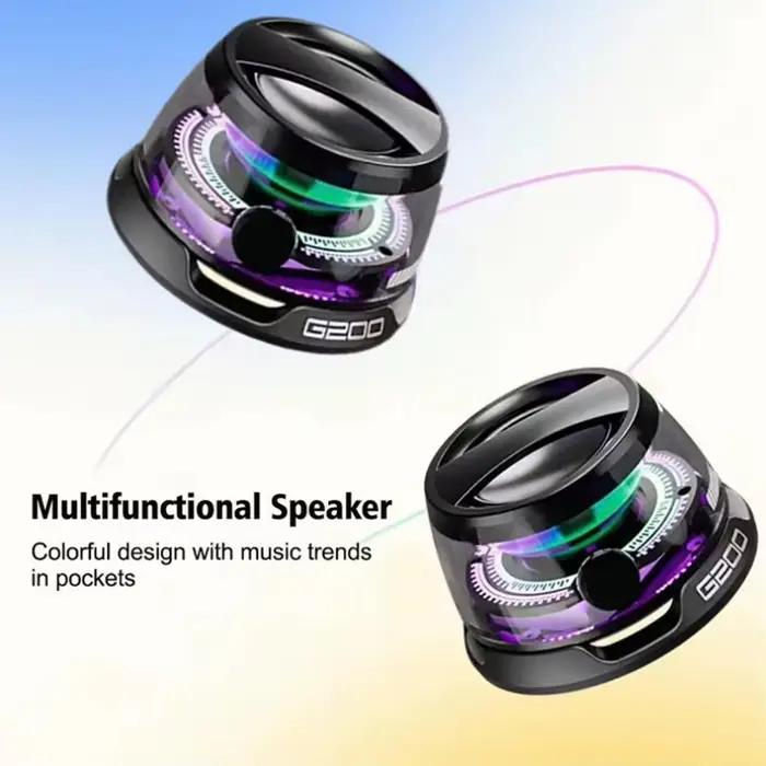 VIKEFON haut-parleur Bluetooth Portable HECATE G200 RGB éclairage