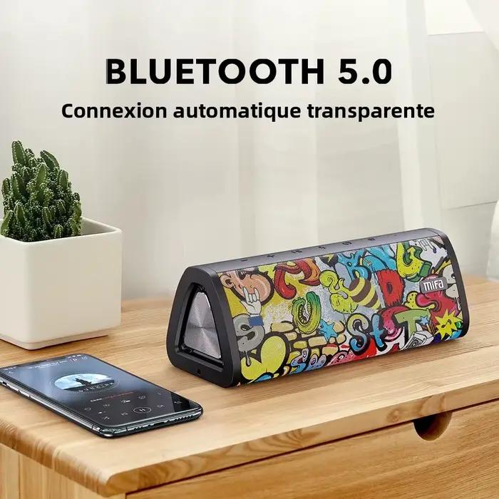 Mifa A10+ Haut-parleur Bluetooth portable 360 ° Son stéréo 20W IPX7 étanche sans fil