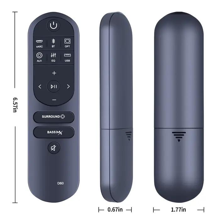 Nouvelle télécommande pour barre de son Ultimea Poseidon D60 5.1