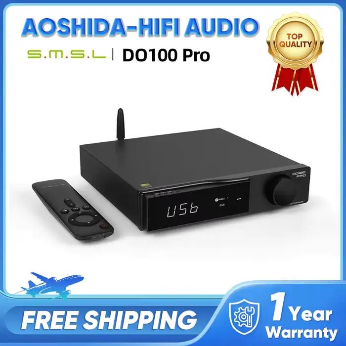 SMSL DO100 Pro, décodeur double DAC MQA haute résolution ES9039Q2M