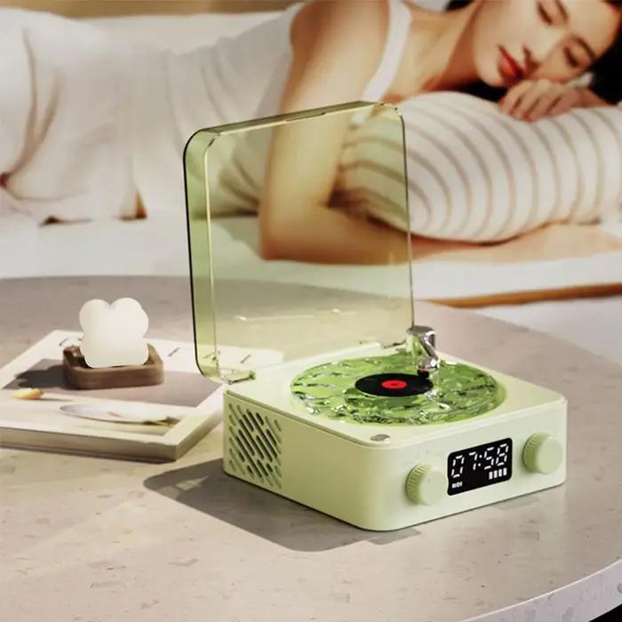 Lecteur de disque vinyle sans fil rétro aide au sommeil haut-parleurs centre de musique bruit blanc W Bluetooth lumière son haut-parleur Surroun M9H9