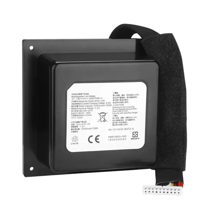 Nouveau 7.2V 10000mAh SUN-INTE-125 2INR19/66/4 batterie de haut-parleur Bluetooth de haute qualité
