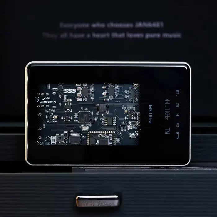 Musehifi M5 Ultra haute résolution Portable Bluetooth USB DAC & AMP ES9038Q2M Chipset Tubes à vide écran d'affichage amplificateur de casque