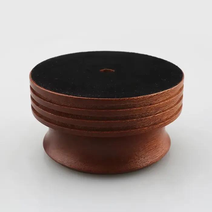 Audiocrast Rosewood Turntable Record Clamp LP Vinyl Weight Stabilizer Vibration Control