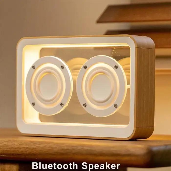 Haut-parleur Bluetooth Transparent créatif avec double klaxon