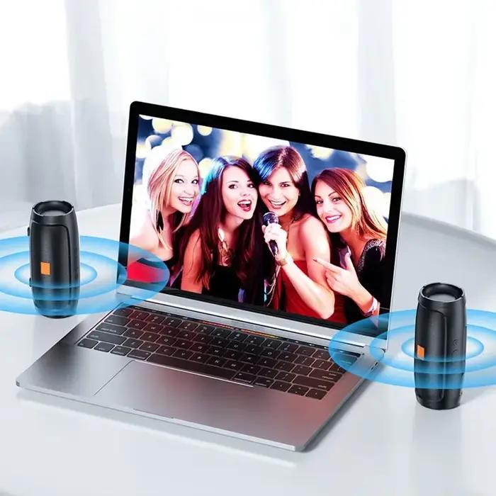 J007 caisson de basses haut-parleurs Bluetooth extérieur stéréo Surround haut-parleur étanche sans fil boîte de son Support FM Radio TF carte