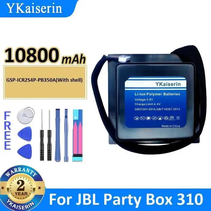 Batterie de haut-parleur 10800Mah Durable Gsp-ICR2S4P-PB350A avec coque pour Jbl Party Box 310 remplacement Premium