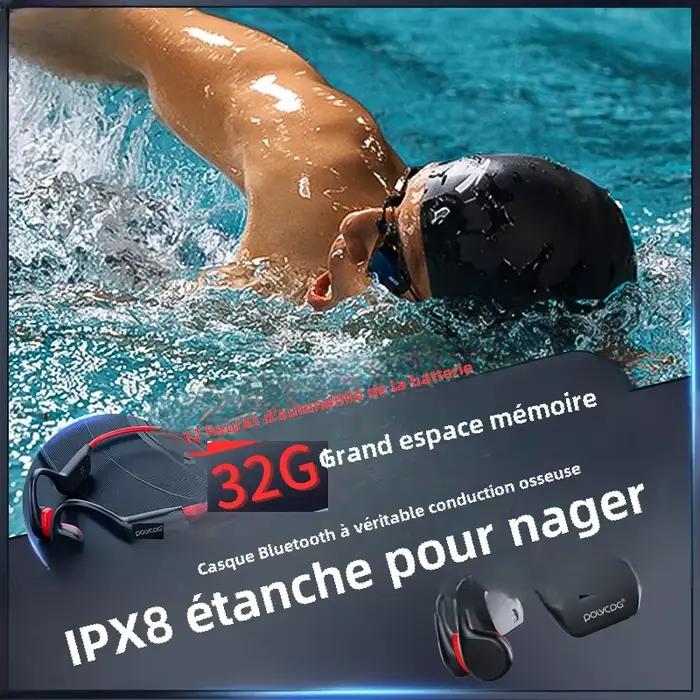 POLVCDG – casque à conduction osseuse X7 IPX8