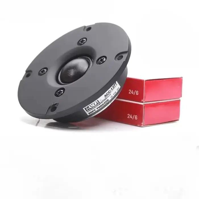 SOTAMIA 1 pièce Haut-parleur Tweeter 3 pouces 6 Ohm 40W à dôme en soie HIFI pour aigus