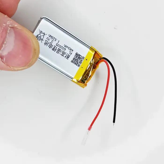 Batterie 440mAh AHB582035PR-03 602035 pour haut-parleur Bluetooth sans fil Jabra Speak 510