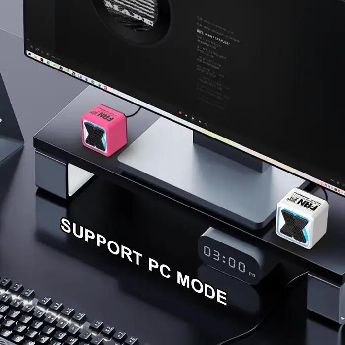 Haut-parleur Bluetooth portable avec appairage stéréo et appel mains libres pour usage à la maison et en plein air pour les mélomanes en déplacement occasions spéciales