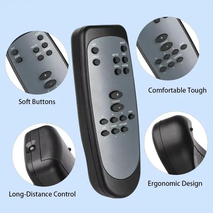 Télécommande Logitech Surround Sound pour haut-parleurs Z-5500 Z-680 Z-5400 Z-5450 système audio compatible contrôle volume mode économie énergie