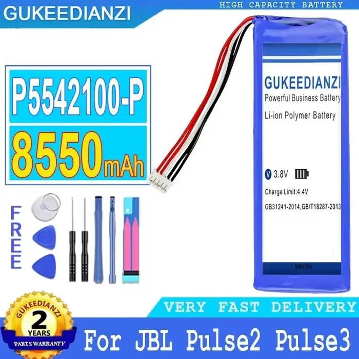 Batterie de remplacement premium 8550mAh P5542100-P pour enceinte extérieure JBL Pulse 2 3