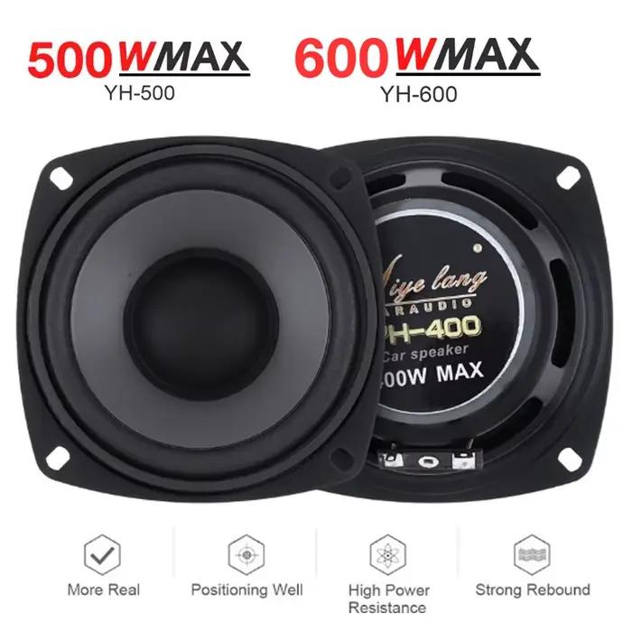 Haut-parleurs de voiture CUGUU 2 voies en métal avec batterie pour expérience audio professionnelle et installation facile à la maison
