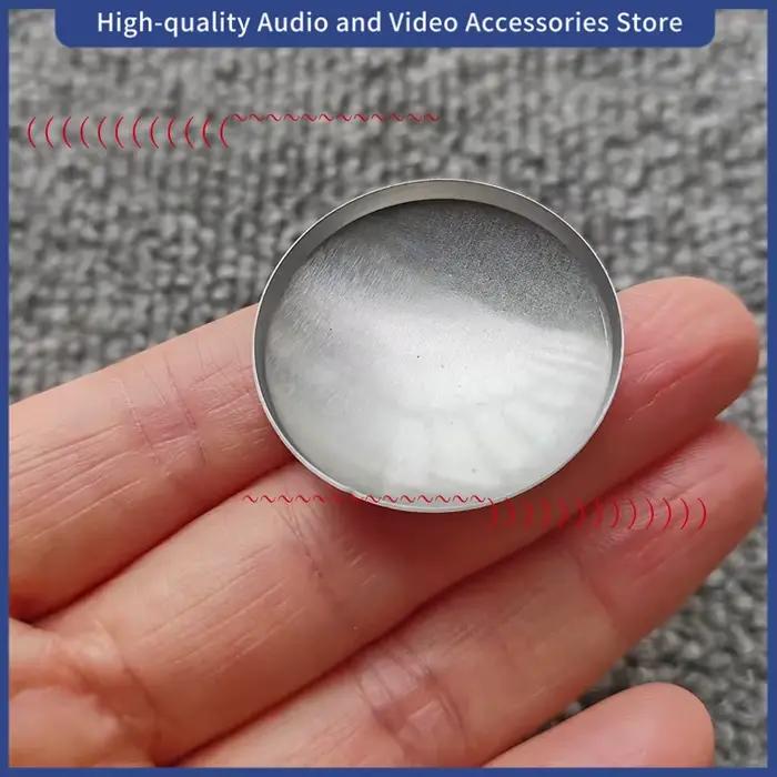 Capuchons anti-poussière en aluminium pour haut-parleurs de 32 mm élégants et protecteurs pour audio de qualité supérieure occasions spéciales