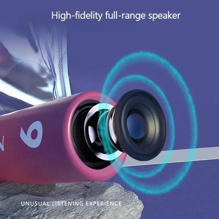 Haut-parleurs Bluetooth 5.2 portables pour camping vélo activités extérieures musique haute résolution connectivité stable recharge pratique