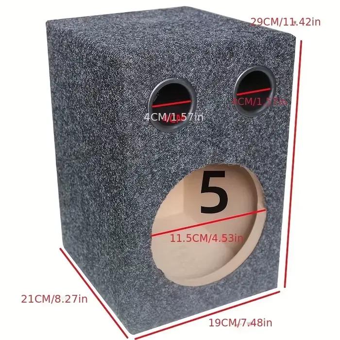 Kit DIY système audio et vidéo pour voiture caisson de test audio domestique boîtier vide pour haut-parleur 4 4 6.5 pouces occasions spéciales expérience sonore unique