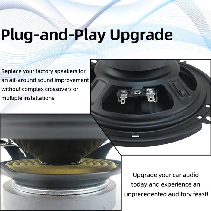 Haut-parleur coaxial de voiture 6 pouces (2*550W) 1100W
