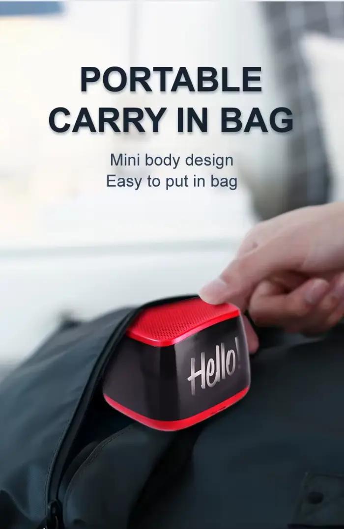 Mini haut-parleur Bluetooth personnalisé avec logo