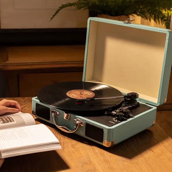Lecteur de disque vinyle rétro