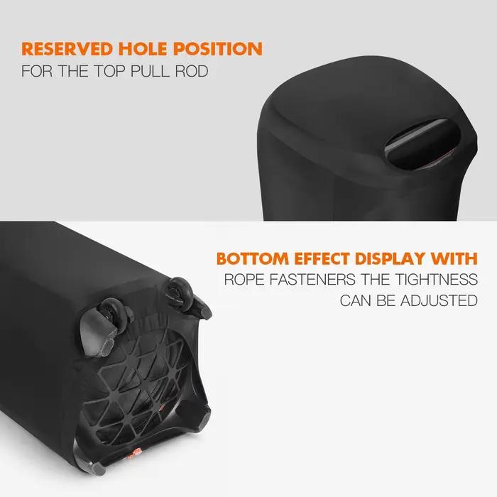 Housse de protection noire pour haut-parleur