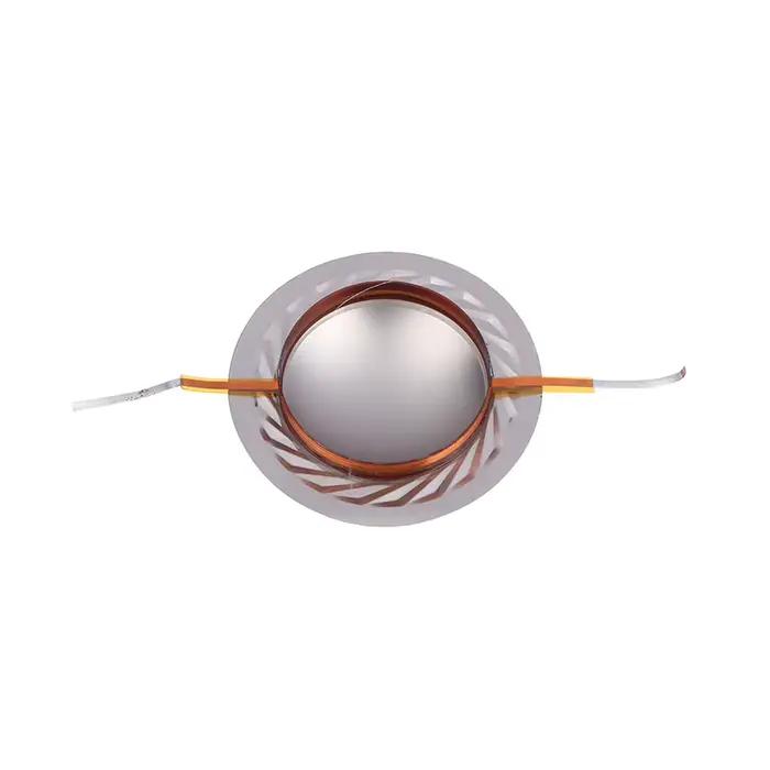 Membrane de tweeter en film de titane disponible en bobines vocales de 34,4, 44,4, 51,5, 72,2, 74,5 mm pour la réparation de haut-parleurs audio DIY